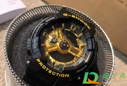 卡西欧手表怎么调时间gshock黑金7