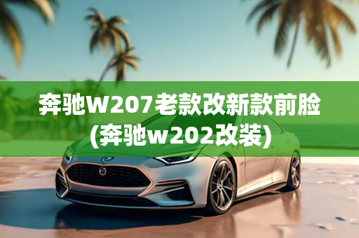 奔驰W207老款改新款前脸(奔驰w202改装)