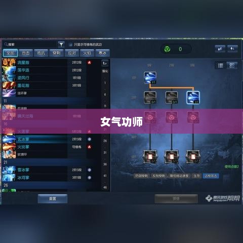女气功师刷图加点攻略女气功师刷图加点100级