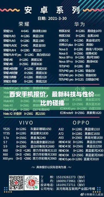 西安手机报价，最新科技与性价比的碰撞