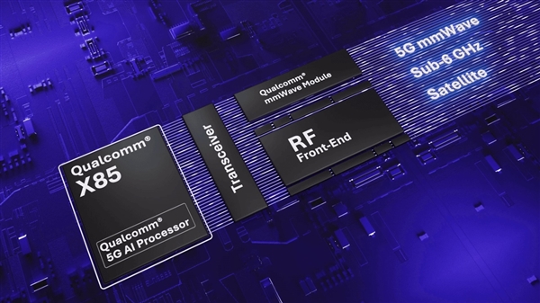 高通推出全新X85调制解调器射频技术，引领5G速率与智能革新