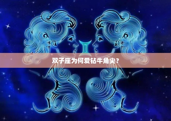 双子座爱钻牛角尖的原因解析