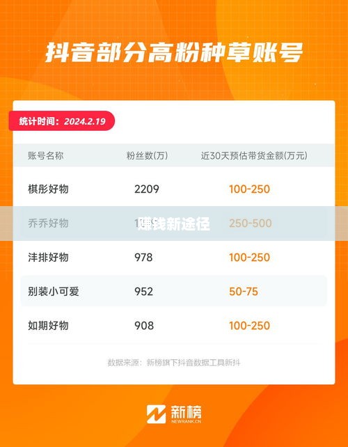 抖音卖货分销，开启赚钱新途径