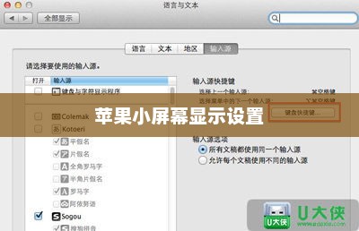 苹果小屏幕显示设置教程，详细步骤与操作指南