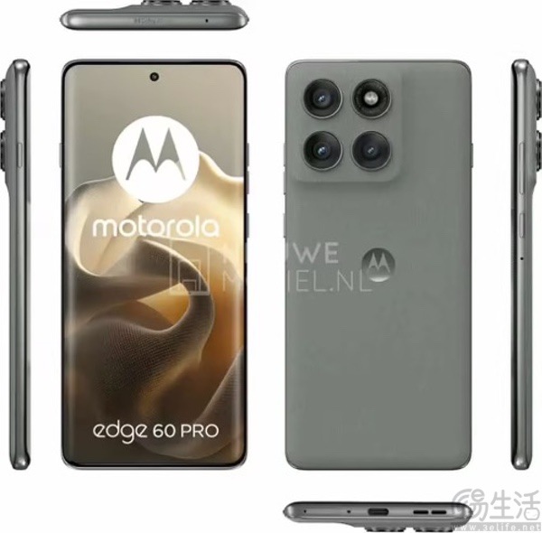 Moto Edge 60 Pro渲染图曝光，中端定位延续，性能升级展望