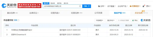 字节跳动登记AI作品著作权，确立版权地位，开启AI时代新篇章