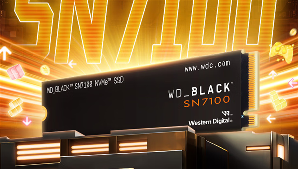 西数黑盘SN7100 NVMe SSD 4TB版上市，高速读写达7250 MB/s，仅售2049元