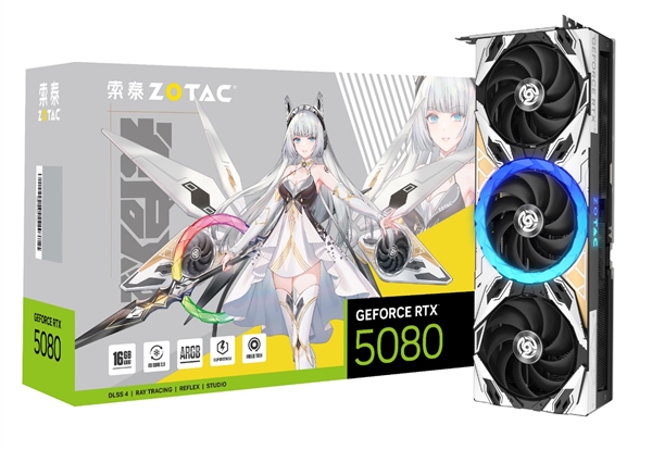 机甲艺术 科技美学 索泰RTX 5080、5070 Ti 天启系列新旗舰震撼上市
