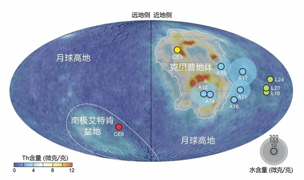中国科学家揭示，月球背面含水量高于正面，展现其更干旱的真相