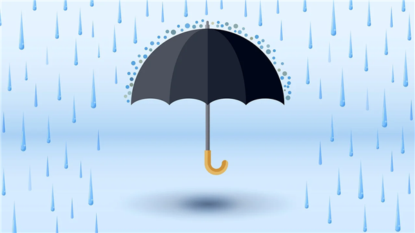 河北省，神秘监控捕捉到罕见自然现象——风带动雨横向飘移