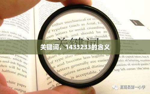 关键词，1433233的含义，智能科技引领未来，1433233的深度解析
