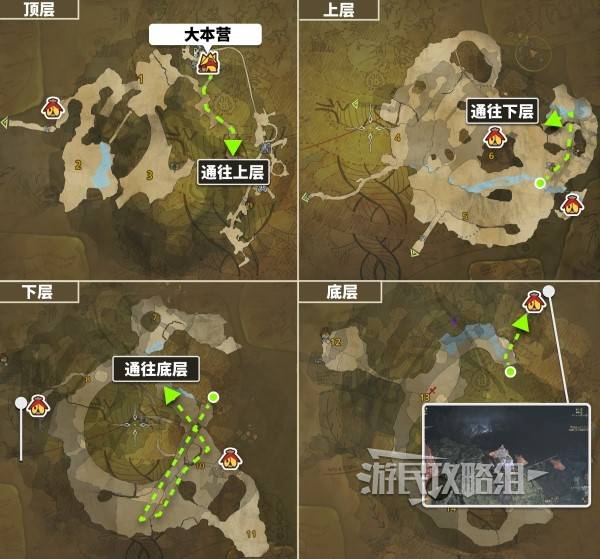 怪物猎人，荒野龙都遗迹钓鱼点位置地图及全面可钓鱼类指南