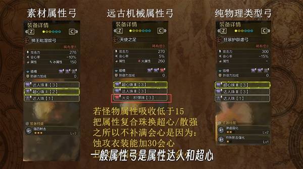 怪物猎人，荒野弓箭1.0版终盘配装攻略分享