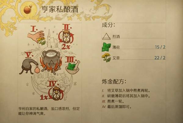 天国拯救2，炼金配方详解之救世干酒制作法