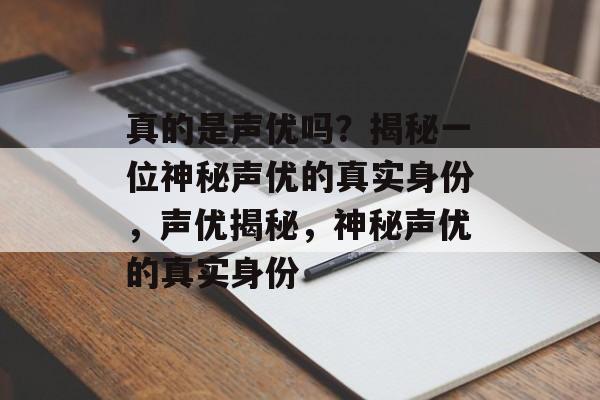 真的是声优吗？揭秘一位神秘声优的真实身份，声优揭秘，神秘声优的真实身份