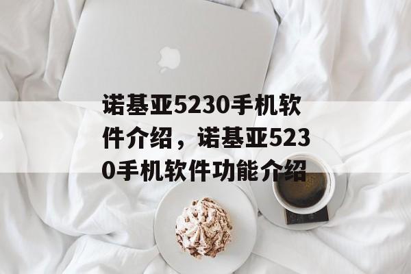 诺基亚5230手机软件介绍，诺基亚5230手机软件功能介绍