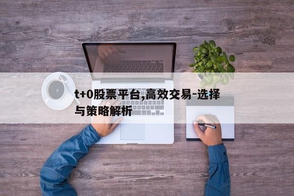t+0股票平台,高效交易-选择与策略解析
