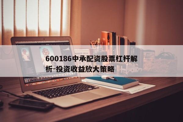600186中承配资股票杠杆解析-投资收益放大策略