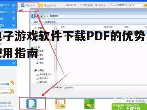 四、PDF格式的电子游戏软件应用案例
