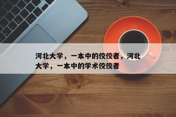 河北大学，一本中的佼佼者，河北大学，一本中的学术佼佼者