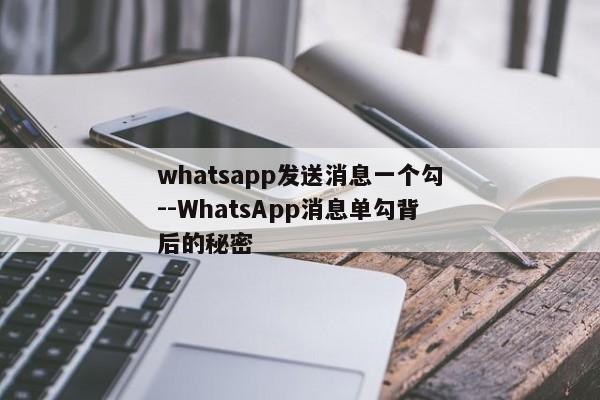 whatsapp发送消息一个勾--WhatsApp消息单勾背后的秘密